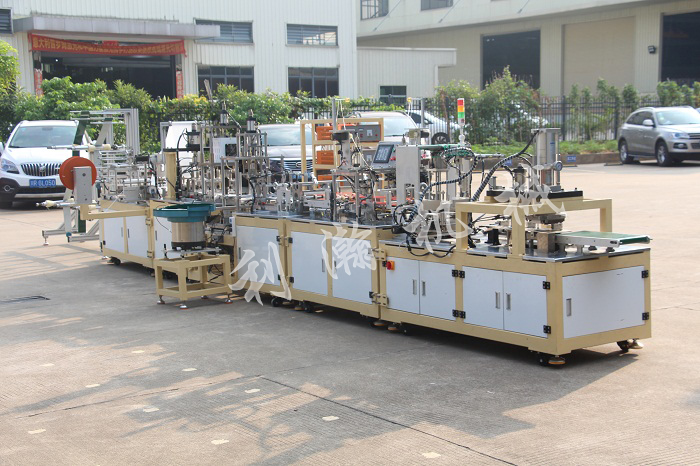 折疊口罩呼吸閥帶印刷一體機(jī)正面